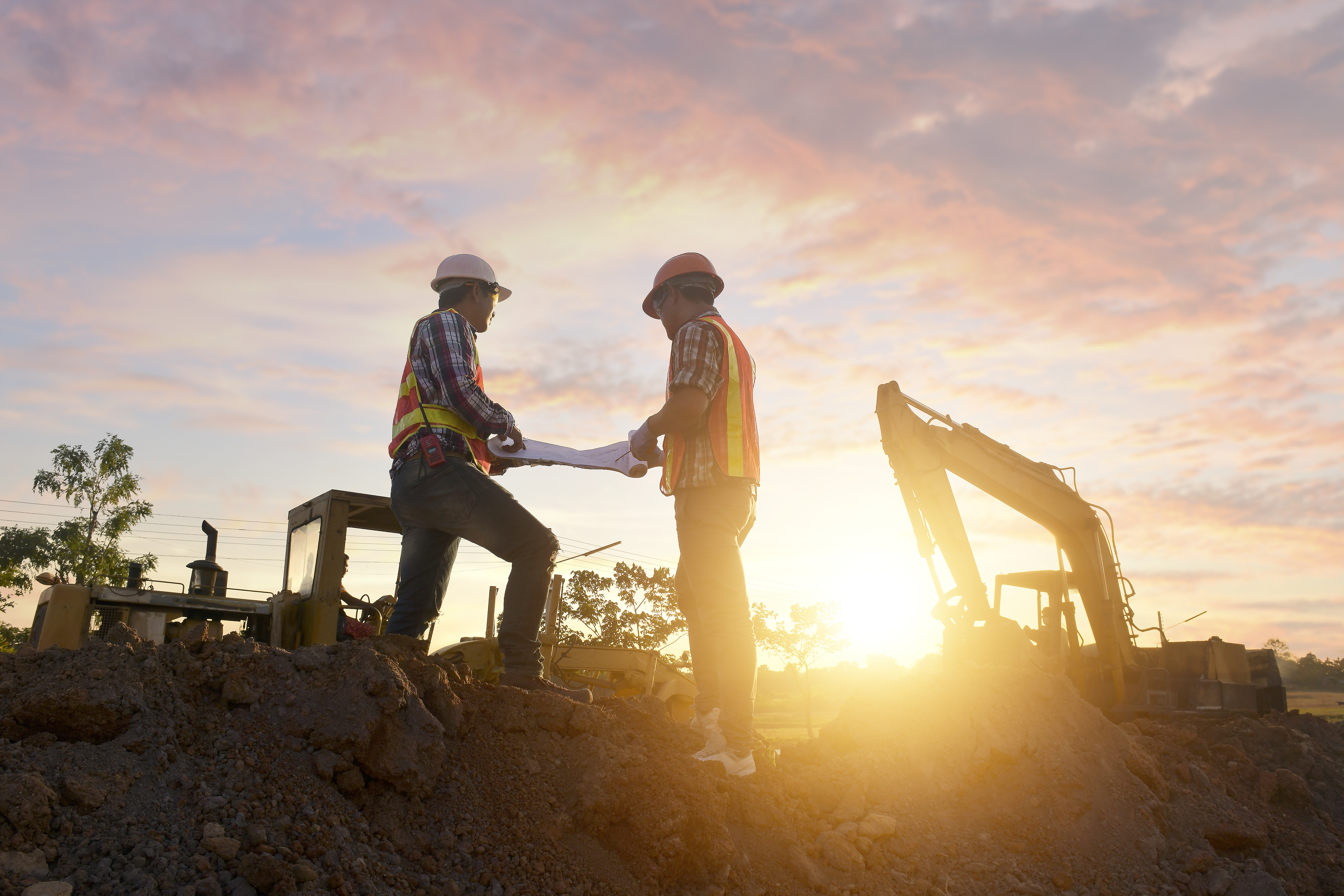 Contractors Discussing