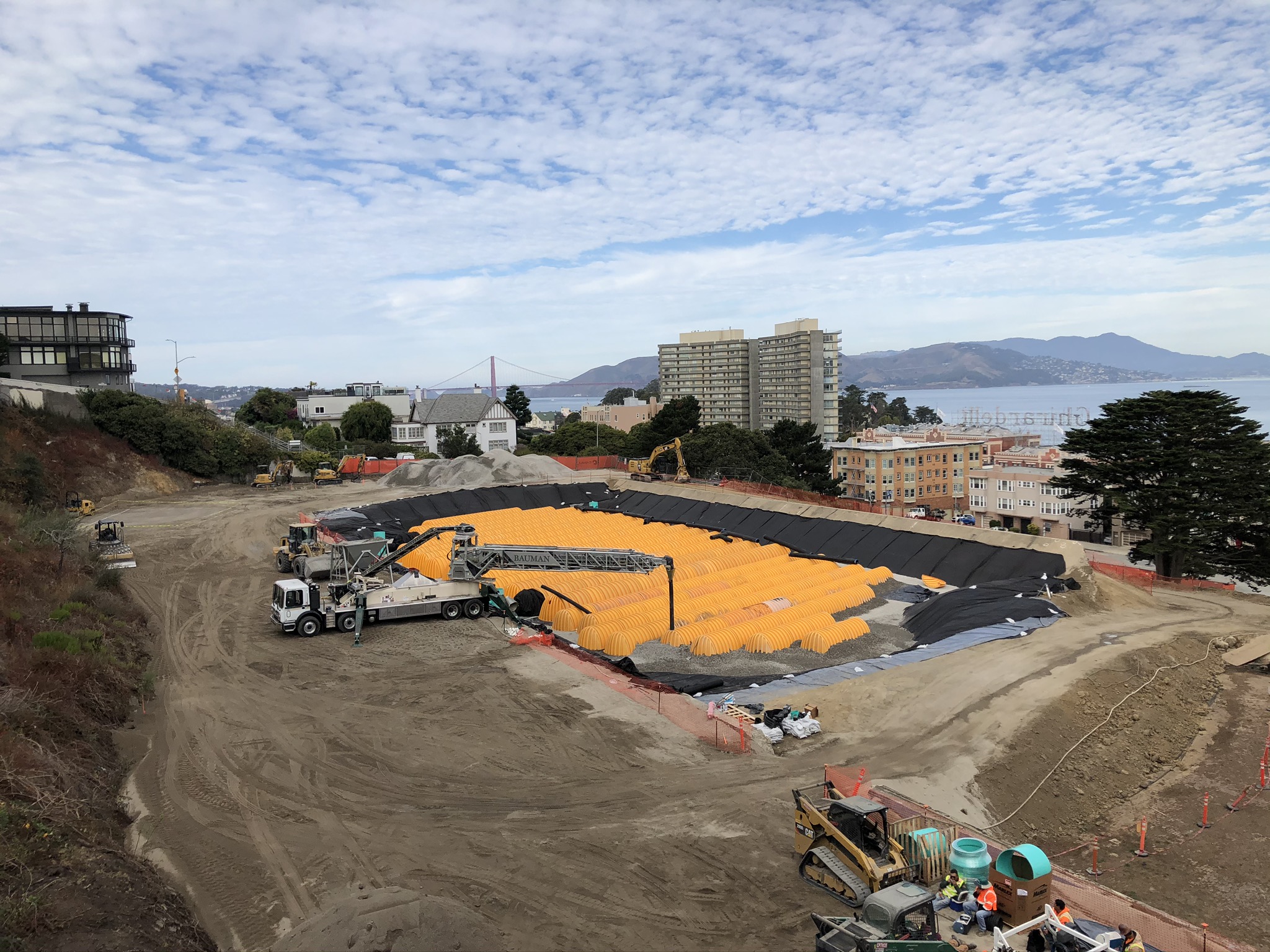 Francisco Street Reservoir - Jobsite